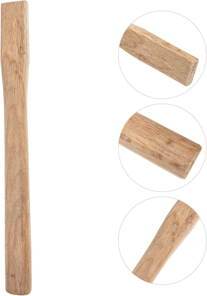 3pcs for Maul - Renewal Hatchet Garden Old Flat Hatchets Yuanzu Tools Replacement Bit Replaceable Wood Survival Handle Hardwood Straight Camping Re Curved and Outdoor Pick Hand M