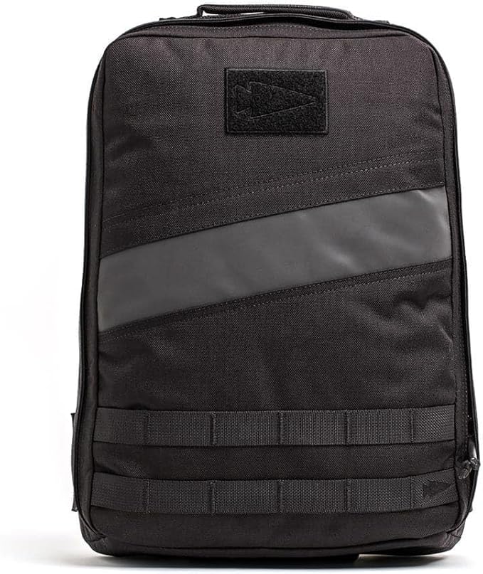 GORUCK Rucker 4.0 15L Black - Purpose Built Rucking Backpack Military Weight Training Rucksack w/Ruck Plate Pocket and Extra Padded Straps