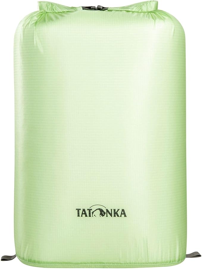 Tatonka Waterproof SQZY Dry Bag (5L // 10L // 15L or 20L Volume) - Ultralight Storage Bag with Roll Closure and Taped Seams - Ideal for Sorting Travel Luggage - PFC-Free