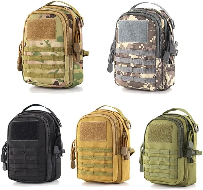 Tactical Pouch Molle Camouflage Small Bag Pack Outdoor Sports Hiking Bag Vest Accessory Gear