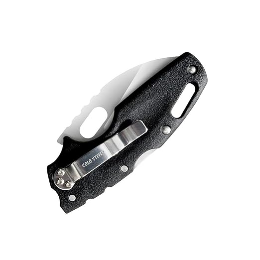 Cold Steel Tuff Lite 2.5 AUS8A Sheepsfoot Razor-Sharp Plain Blade 3.5 Griv-Ex Black Handle Pocket Folding Knife Blister Pack