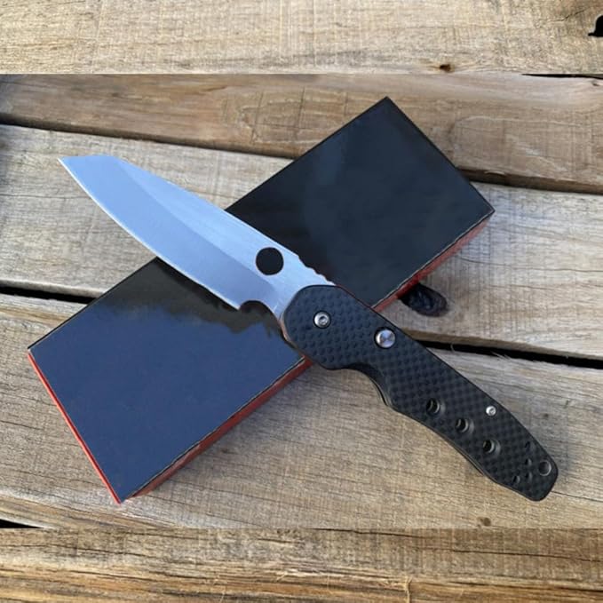 Folding Knife Pocket Knives Stainless Steel Jackknife Knives Titanium Alloy Handle Outdoor KnifeCamping EDC Tactical Knife