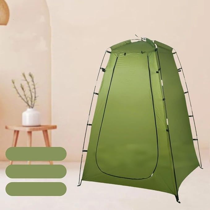 Camping Shower Shower Tent Portable Changing Room Multifunctional 4-in-1 Design Quick Pop-Up Setup with No Tools Required 120x120x190cm/47.24x47.24x74.8 Inches for Camping
