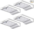 InnoGear Gutter Lights 24 LEDs Outdoor Solar Lighting Wall Mount Motion Sensor for Security IP65 Waterproof for Yard Porch Patio Pack of 4