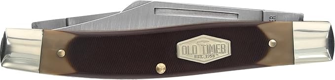 Old Timer 6OTW Golden Bear Folding Pocket Knife with Desert Ironwood Handle