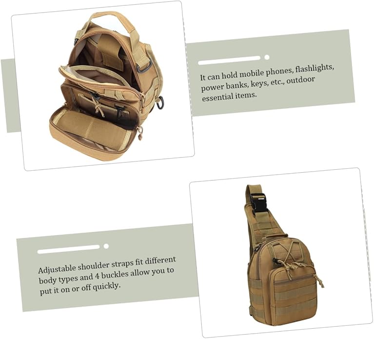 Chest Bag Sling Bag Chest Camping Hiking Bag Sports Chest Bag Sling Bags for Men Mountaineering Chest