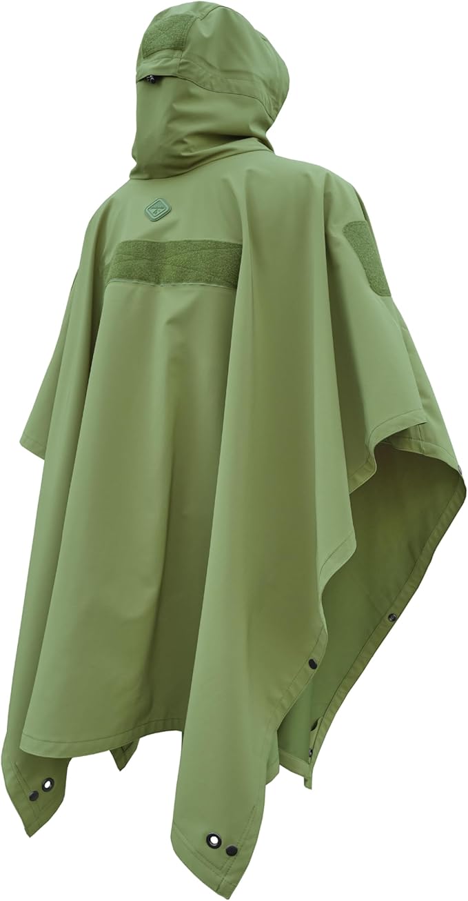 HAZARD 4 PonchoVilla Tactical Poncho Waterproof Breathable Military Rain Gear Softshell Heavy Duty &amp Packable