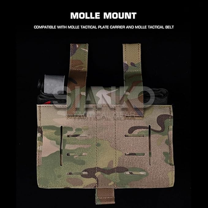 Outdoor Tactical MOLLE IFAK Pouch/Medical First Aid Kit/Quick Release Elastic Adjustable EMT Bag For Hunting Airsoft Camping Biking Hiking
