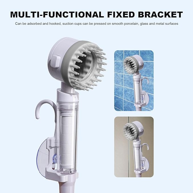 Portable Camping Shower Rechargeable Electric Outdoor Camp Shower Pump Multiple Spray Patterns for Camping Trip Car Wash