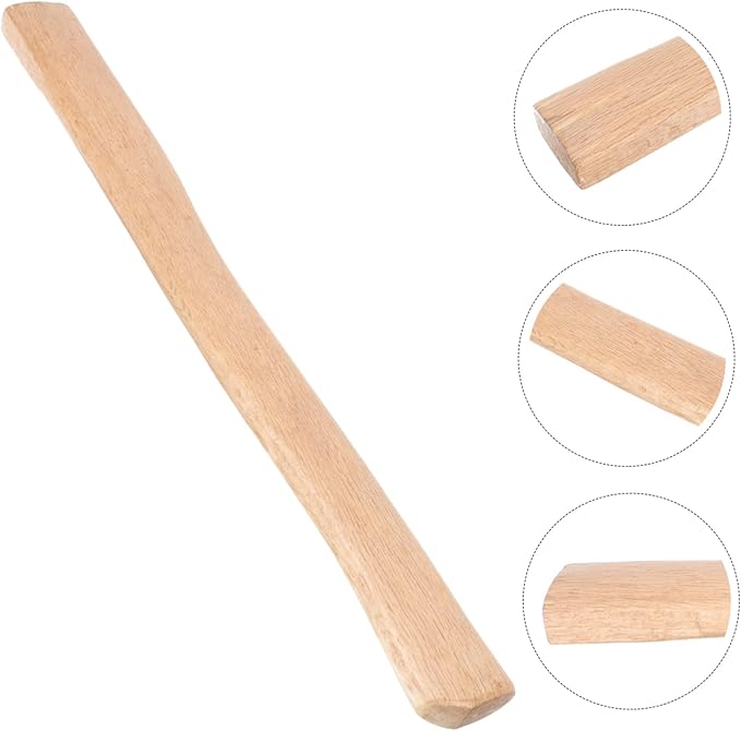 Wooden Axe Handle Replacement for Outdoor Chopping Sturdy Anti-Slip Grip Suitable for Hatchets and Firewood Splitting