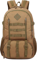 50L Tactical Backpack Outdoor Mountaineering Travel Backpack for Men and Women Large Capacity Camouflage Backpack (Khaki)