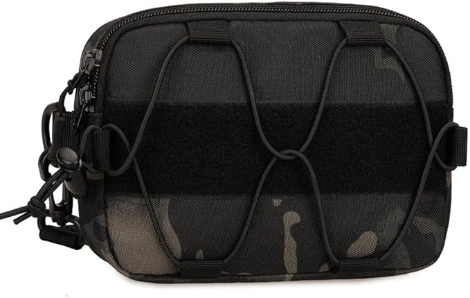 Tactical Compact EDC Pouch Small Molle Pouch Smartphone Pouch Tool Holster Pocket Gadget Waist Bag Pack Versatile Pouch for Camping Hiking Outdoor Gear