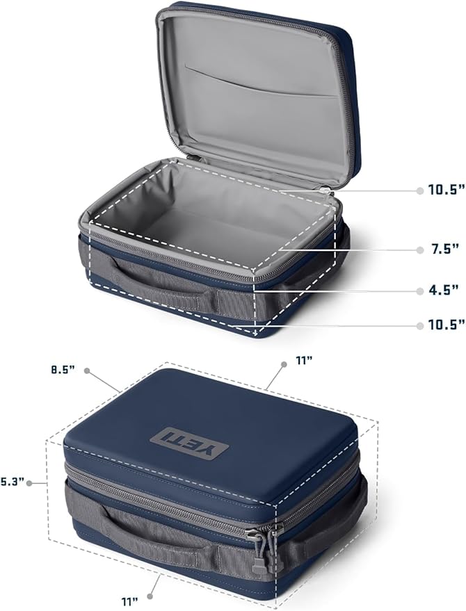 YETI Daytrip 5L Insulated Soft Cooler Lunch Box Classic Navy