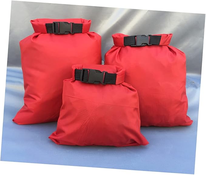 Garneck 9pcs Pack Dry Bags Floating Pouch for Kayaking Boating Camping Rafting Fishing