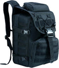 Camping Backpacks for Men Women Outdoor Tactical Oxford Cloth Backpack Large Capacity Hiking Travel Duffle Bags (Black)