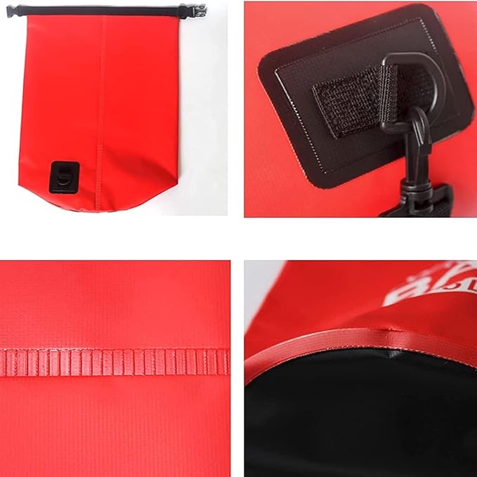 Outdoors Waterproof Dry Bag 30L Floating Waterproof Bag with Nylon Buckle Roll-top Drying Bag (Color : Blue)