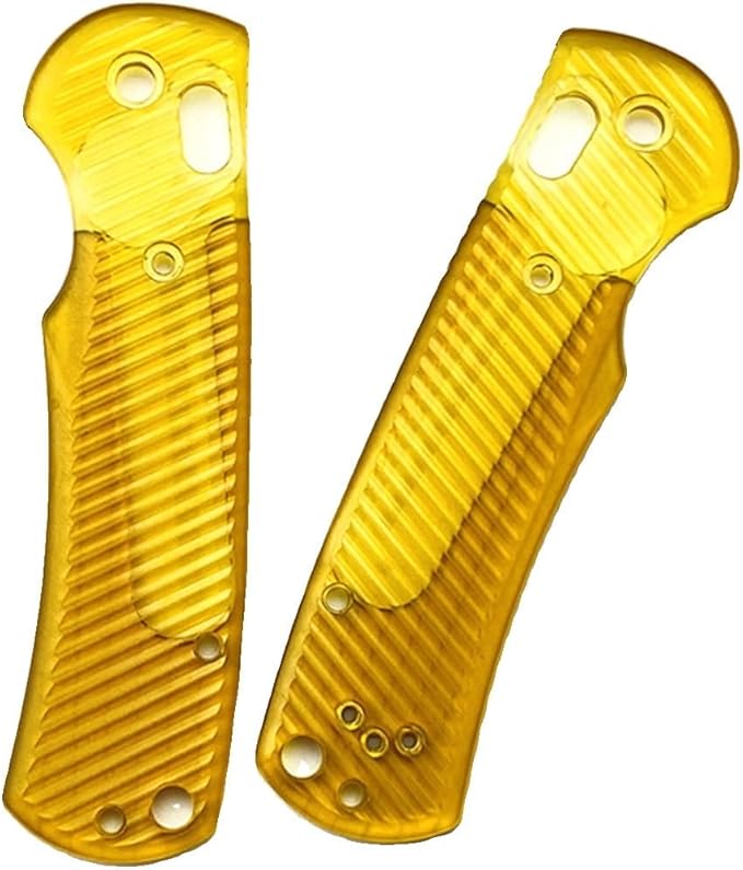 1 Pair Ultem Scales Handle Fits for Benchmade Griptilian 550 551 PEI Handle Patch with 3 Sets Screws