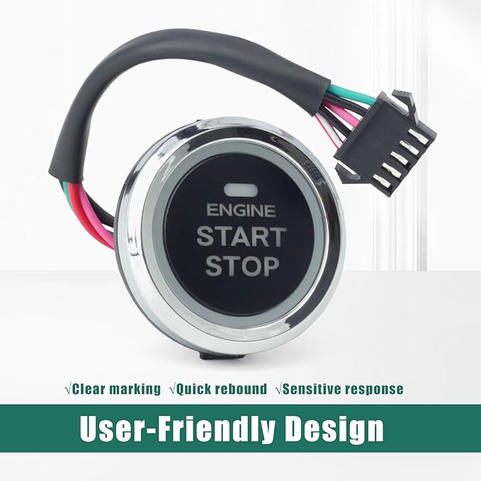 YUXIVCNE 71367 Engine Start/Stop Push Button Replacement for Predator 5000 Watt Dual Fuel Super Quiet Inverter Generator Replace 70143
