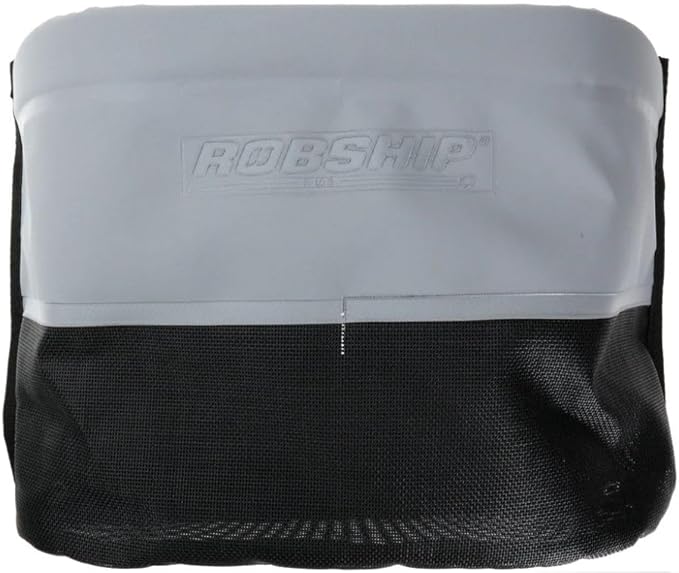 Robship Rope Bag Racing Mesh MK2 - Lightweight Durable Water-Drain Technology with SNAD Fixing Solution (Black/Grey X Large)