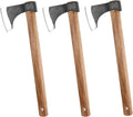 Throwing Axe Set 3 Pack 18.9 Throwing Axes and Tomahawks with 1065 High Carbon Steel &amp Hickory Wooden Handle Perfect for Axe Throwiing Game Competition and Recreation Gift for Men
