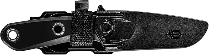 Gerber Gear Principle - Fixed-Blade Survival Knife for Hunting Camping &amp More - Features Firestriking Spine &amp Triple Mounting Sheath - Made in USA - Black