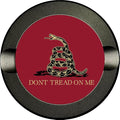 Brotherhood Metal Zyn Container | Metal Zyn Holder | Zyn Metal Can | Metal Container for Zyn Holder | Metal Zyn Pouch Cans | Don't Tread on Me Flag | Gadsden Flag | Dark Red Gold Black