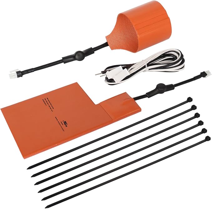 Cold Weather Kit for Generac- Battery Warmer Pad 7101 &amp Oil Heater Pad 7102Battery and Oil Filter Heater Kit for Generac 9KW-22KW Air Cooled Standby Generators