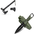 Freelander D2 Steel Bushcraft Knife Bundle with Camping Axe