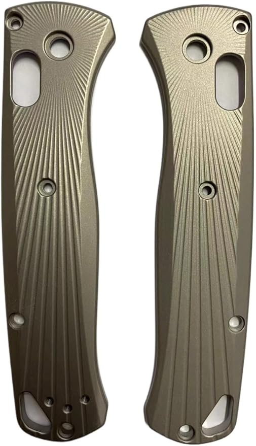 1Pair Titanium Scales Handle Fits for Benchmade Bugout 535 CNC Handle Patch