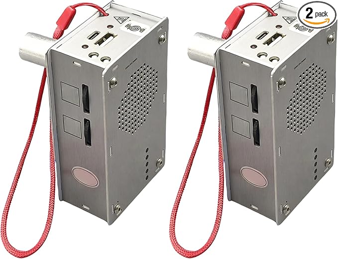 Hand Crank Generator - 2026 New Portable Survival Generator Emergency Power Bank With Flashlight Fm Radio &amp Windproof Plasma Lighter Aluminum Alloy Hand-cranked Charger for Outdoor Camping (2)