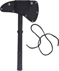 Camping Hatchet with High Tenacity Fiber Handle Multifunctional for Outdoor Shoveling Hammering and Cutting Hex Set Screws 420 Steel Construction with Wrench for