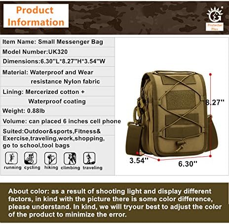 UNISTRENGH Multi-Purpose Tactical Molle Utility Pouches Compact Waist Pack Military Water-Resistance Casual Satchel Bag Fanny Pack Hunting Accessory