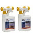 Bare Ground Winter Bare Ground Solutions One Shot 1S-SPCHEC Solar Panel Cleaner Concentrate with Hose-End Mixing Sprayer 32 oz (1 Quart)- 2 PACK- MAKES 16 GALLONS
