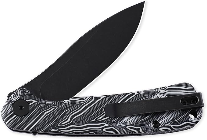 Petrified fish PFE14 Rogue Folding Knife3.43 154CM Steel Satin Blade G10 Handle Pocket knife for Camping Outdoor EDC (Green Satin)