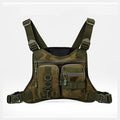 Tactical Chest Pack EDC Chest Bag Utility Molle Chest Rig Pouch with CCW Compartment Adjustable Strap Admin Pouch