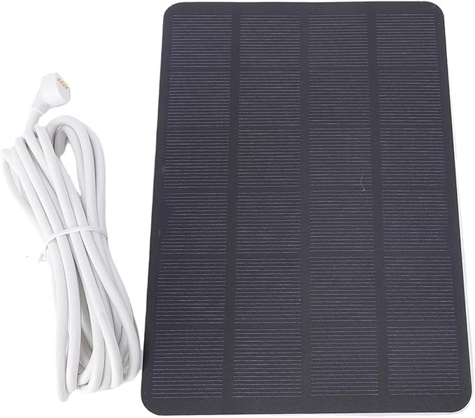 Fabater Solar Panel for Googles Nest Camera 10W Solar Power Charger with 360 Adjustable Bracket and 9.8ft Cable IP66 Water Proof for Indoor &amp Outdoor Security Cam (1pc)