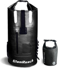 55L Dry Bag for Men - Heavy Duty Waterproof Backpack Large Roll Top Rip-Resistant Rucksack for Kayaking Camping Boating Hiking Fishing &amp Travel with 2L dry bag (Black55L)