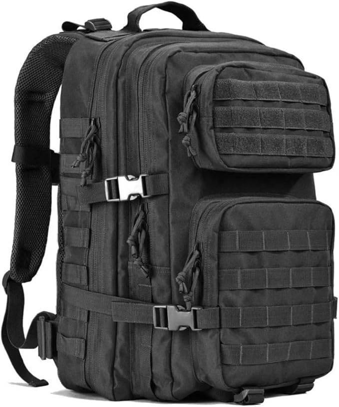 Genérico Tactical 45L Backpack Assault Pack 3 Day Bug Out BagCompatible for Hiking Camping Fitness Daily Work(Green)
