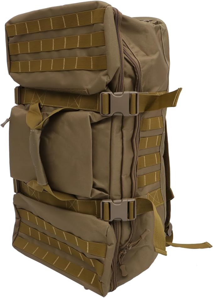 ABOOFAN Expandable Travel Backpack Knapsack Hiking Bag Fashion Military Bag Detachable Shoulder Strap for School Outdoor Adventure