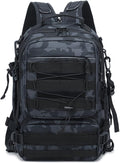Men Backpacks Tactical Backpack Military Army Daypack For Hiking Camping Travel Hunting Rucksack Molle Bag (Blck Camo 9.8 * 7.5 * 16inch(L*W*H))