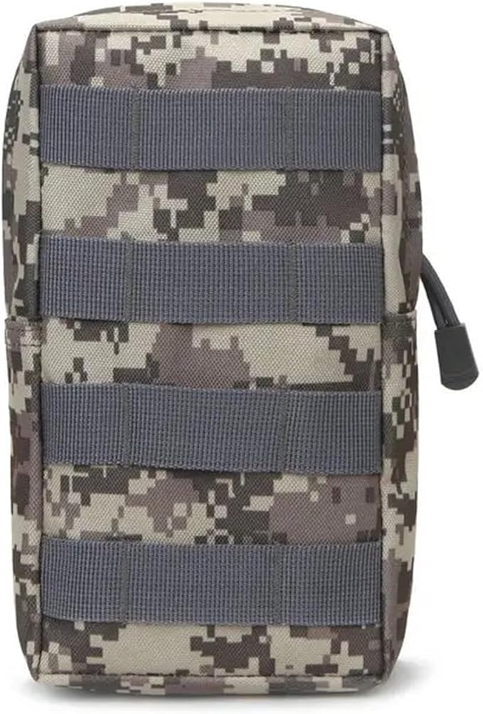 Outdoor Tactical Pouch Molle Tool Pack Zipper Waist Accessories Durable Belt Bag for Hunting Hiking Sports