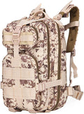 Outdoor Sports Pack Hiking Bag Tactical Rucksack Camo Knapsack Combat Camouflage Tactical Molle 25L 3P Backpack - DD
