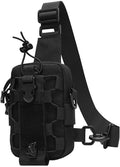 Outdoor Sports Water Bottle and Phone Crossbody Bag Military-Inspired Strap Design Compact Waist Pack for Hiking Camping and Daily Use