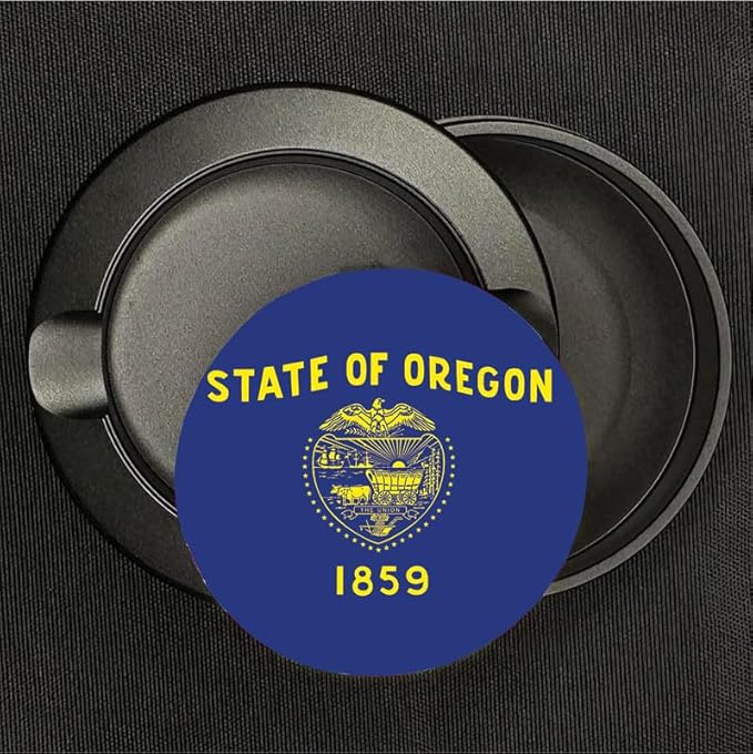 Brotherhood Metal Zyn Container - Metal Zyn Holder - Zyn Metal Can - Metal Container for Zyn Holder - Metal Zyn Can Golf Gifts for Him - Zyn Containers for Golf - Oregon State Flag