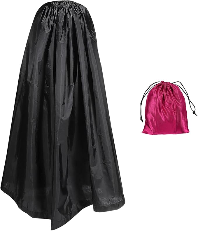 PATIKIL Portable Dressing Room 1.4M Length Instant Dressing Cover Up Changing Tent Privacy Shelter for Beach Boating Camping Competition Black