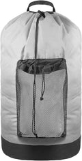 Oxford Dirty Clothing BagTravel Pump BackpackWashing BagWaterproof PagramusNylon Fabric Handle (Gray)