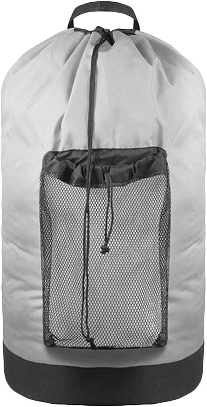 Oxford Dirty Clothing BagTravel Pump BackpackWashing BagWaterproof PagramusNylon Fabric Handle (Gray)