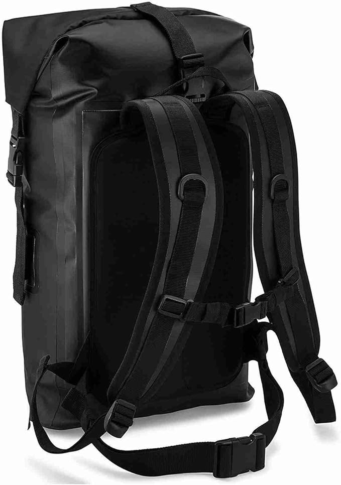 Brrnoo Backpack Fishing Backpack Dry Bag Dry Sack Bag for Kayak for Travel Swimming Boating Kayaking Camping &amp Beach (Black)