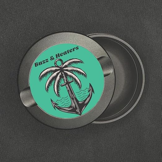 Buzz &amp Heaters Metal Container for Zyn | Metal Holder for Zyn |Metal Can for Zyn | Metal Cases for Zyn Holder | Metal Pouch Cans for Zyn | Offshore Palm Anchor