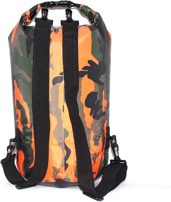 Waterproof Dry Bag 2L/5L/10L/15L/20L/30L Roll Top Sack Keeps Gear Dry for Kayaking Rafting Boating Swimming Camping Hiking Beach Fishing with Free Waterproof Phone Case (Orange 30L)